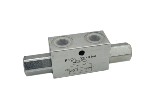 ANTIRRETORNO DOBLE PIL. CONEXION 90º 3/8
