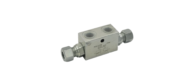 ANTIRRETORNO DOBLE PIL. CONEXION 90º 3/8 TUBO 12